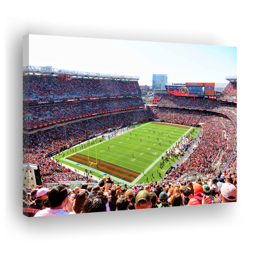 Overview of First Energy Field, Stadium Canvas, Sport Art, Gift for him, Man Cave Decor, Art Print, Canvas Print Wall Art