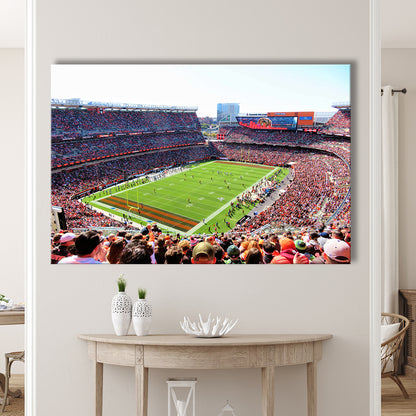 Overview of First Energy Field, Stadium Canvas, Sport Art, Gift for him, Man Cave Decor, Art Print, Canvas Print Wall Art
