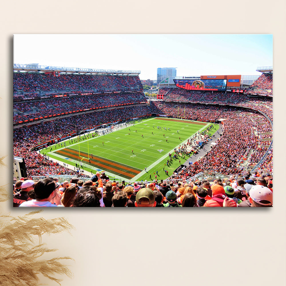 Overview of First Energy Field, Stadium Canvas, Sport Art, Gift for him, Man Cave Decor, Art Print, Canvas Print Wall Art