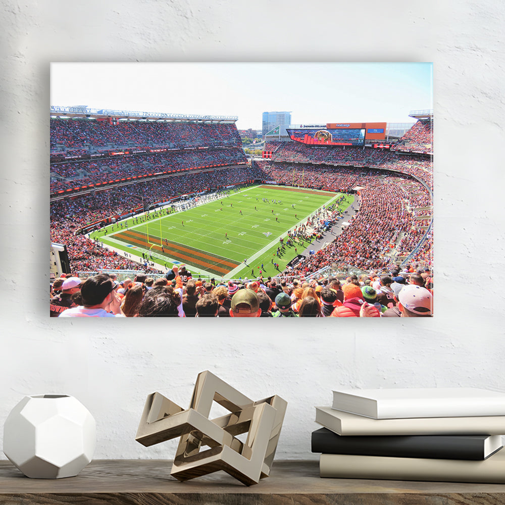 Overview of First Energy Field, Stadium Canvas, Sport Art, Gift for him, Man Cave Decor, Art Print, Canvas Print Wall Art
