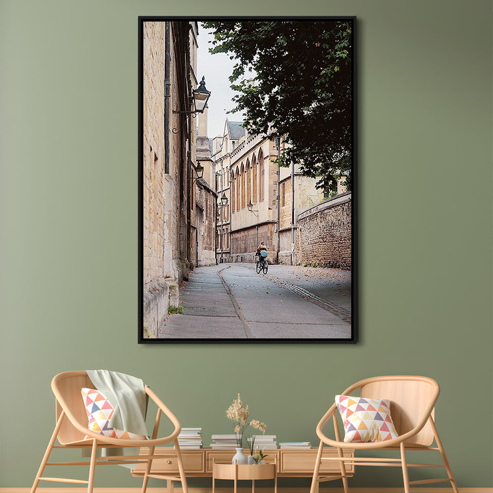 Oxford England Print, Autumn Photography Print, Fall Decor, Autumn Decor, Framed Canvas Prints Wall Art