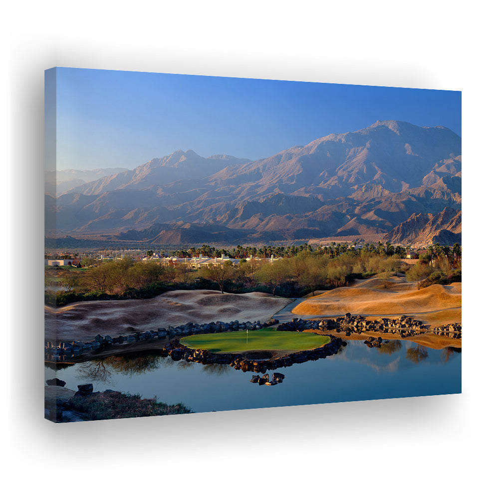 Pga West Stadium Course Hole 17 Golf Courses “Alcatraz”, La Quinta, California, Golf Art Print