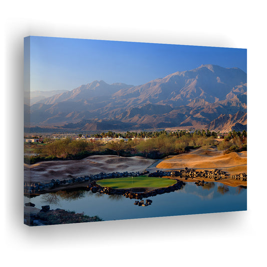 Pga West Stadium Course Hole 17 Golf Courses “Alcatraz”, La Quinta, California, Golf Art Print
