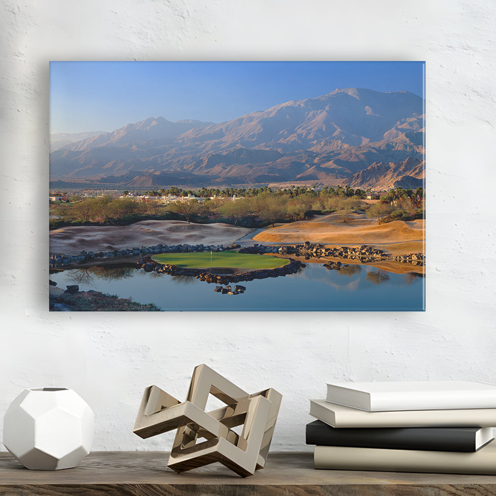 Pga West Stadium Course Hole 17 Golf Courses “Alcatraz”, La Quinta, California, Golf Art Print