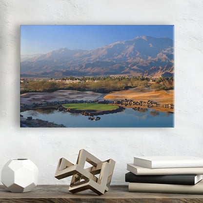 Pga West Stadium Course Hole 17 Golf Courses “Alcatraz”, La Quinta, California, Golf Art Print