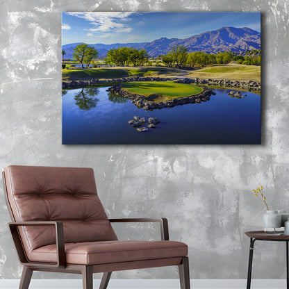 Pga West Stadium Course, Hole 17 Fine Art At Califorlia, Golf Art Print,Gifts Golf Lover