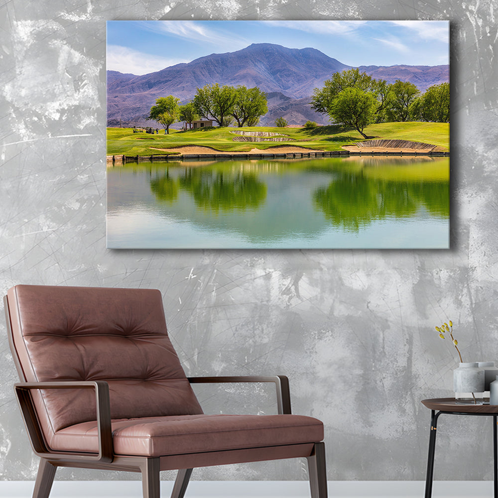 Pga West Stadium Course, Hole 4 Fine Art, Golf Art Print,Gifts Golf Lover