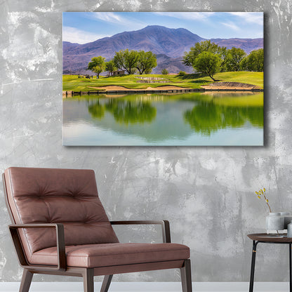 Pga West Stadium Course, Hole 4 Fine Art, Golf Art Print,Gifts Golf Lover