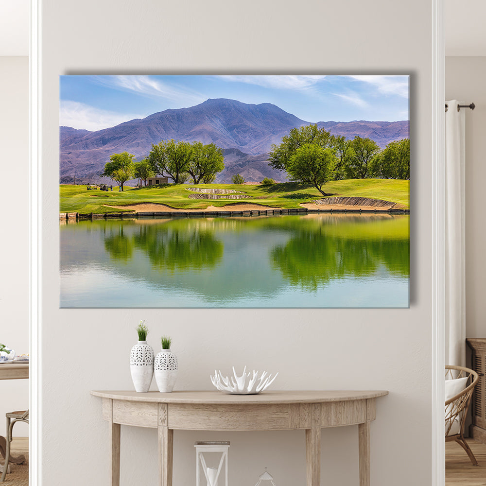 Pga West Stadium Course, Hole 4 Fine Art, Golf Art Print,Gifts Golf Lover