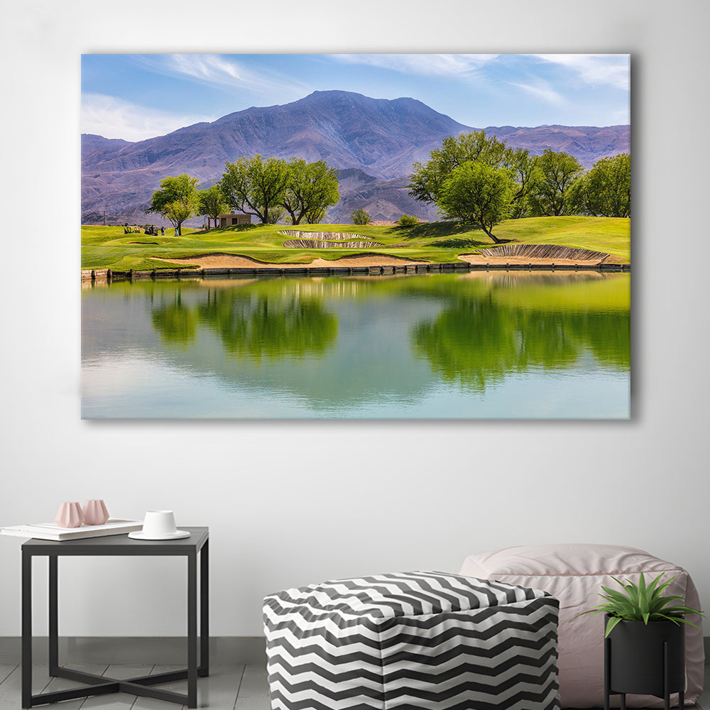 Pga West Stadium Course, Hole 4 Fine Art, Golf Art Print,Gifts Golf Lover