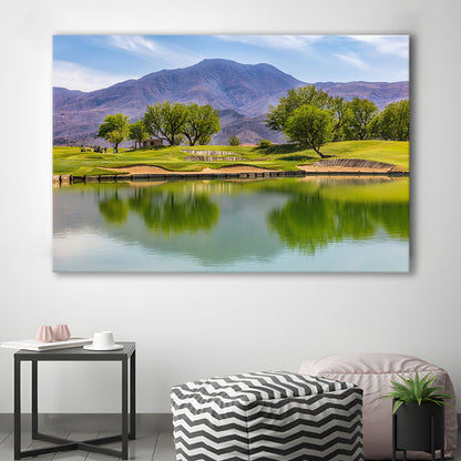Pga West Stadium Course, Hole 4 Fine Art, Golf Art Print,Gifts Golf Lover