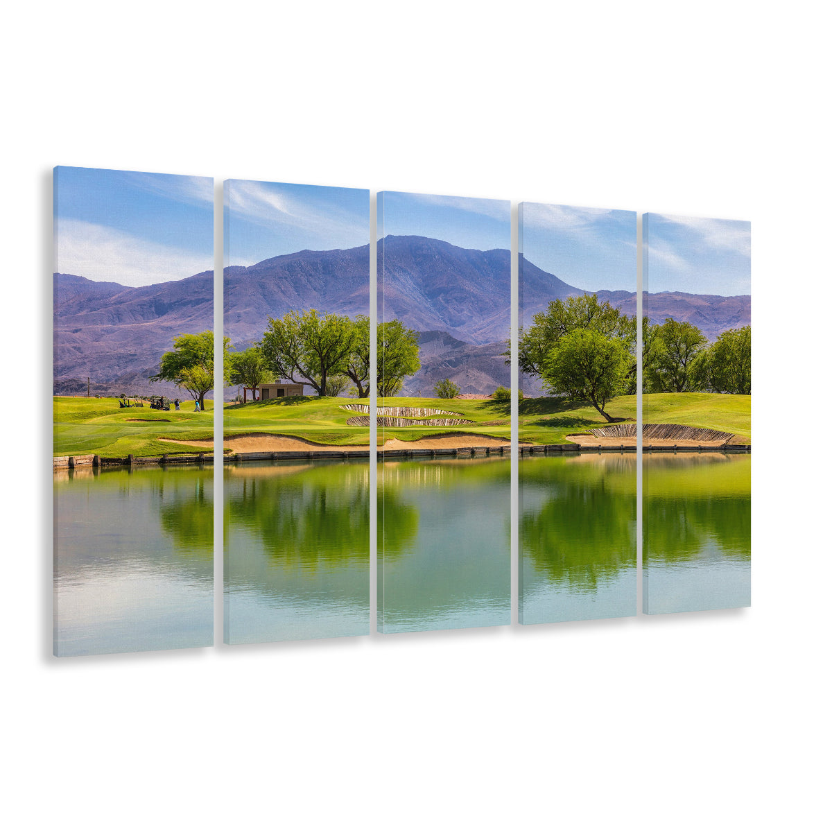 Pga West Stadium Course, Hole 4 Fine Art, Golf Art Print, Extra Large Canvas Print Wall Art