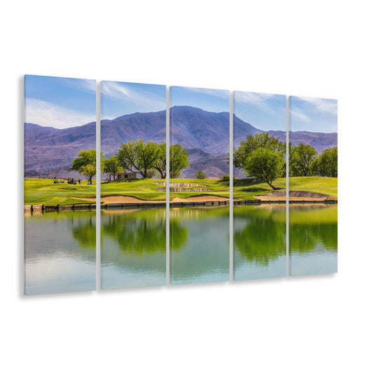 Pga West Stadium Course, Hole 4 Fine Art, Golf Art Print, Extra Large Canvas Print Wall Art