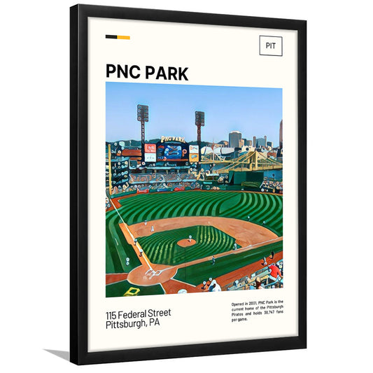 PNC Park Print, Pittsburgh Pirates Stadium Art, Gifts for him, Sport Art, Framed Art Print Wall Decor