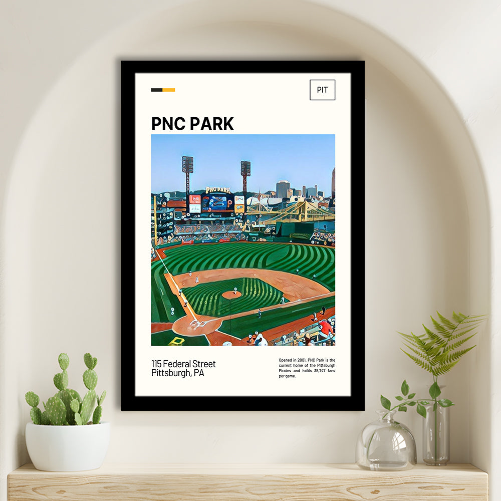 PNC Park Print, Pittsburgh Pirates Stadium Art, Gifts for him, Sport Art, Framed Art Print Wall Decor