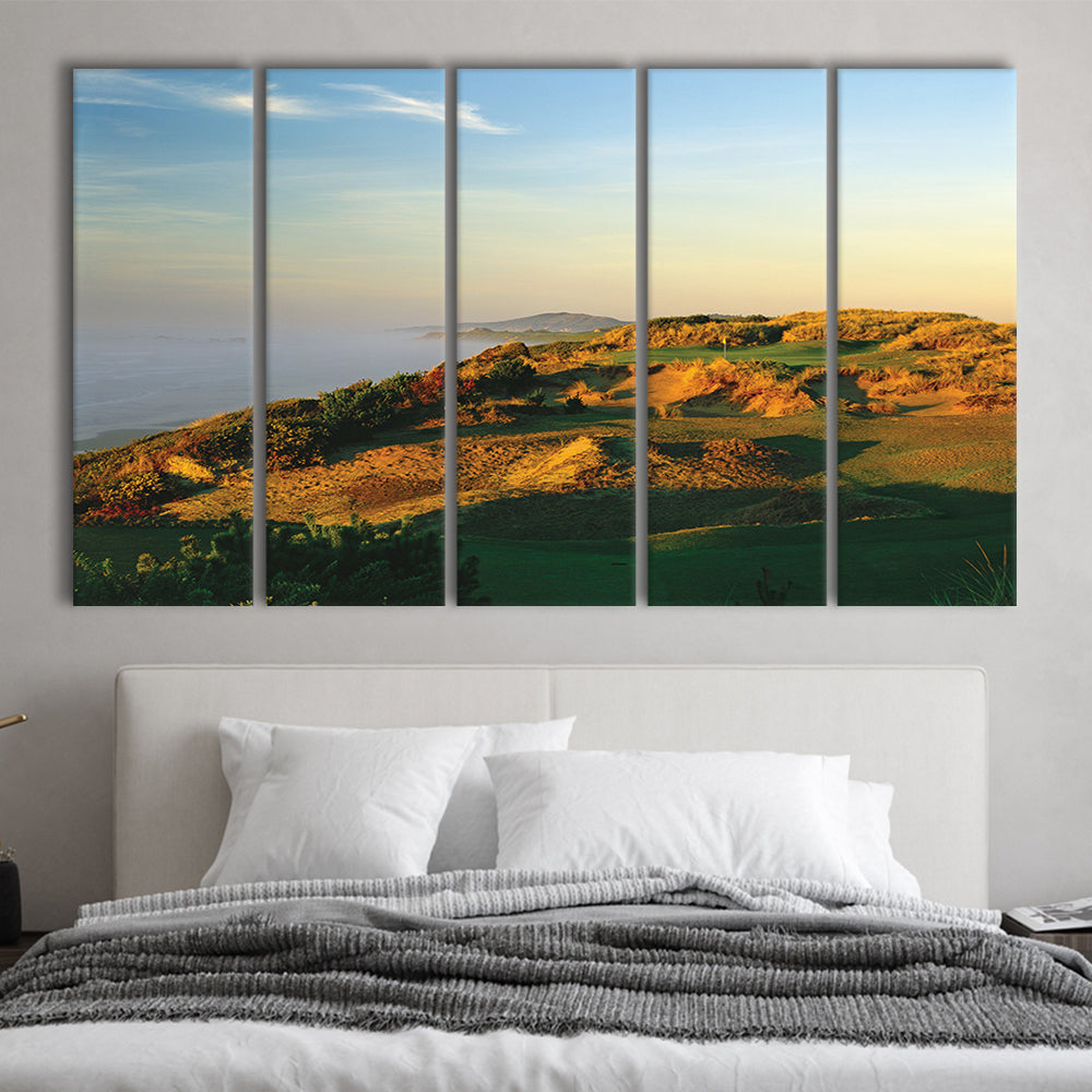 Pacific Dunes Golf Club Hole 11 Pacific Dunes Golf Courses, Golf Art Print, Extra Large Canvas Print Wall Art