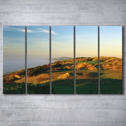 Pacific Dunes Golf Club Hole 11 Pacific Dunes Golf Courses, Golf Art Print, Extra Large Canvas Print Wall Art