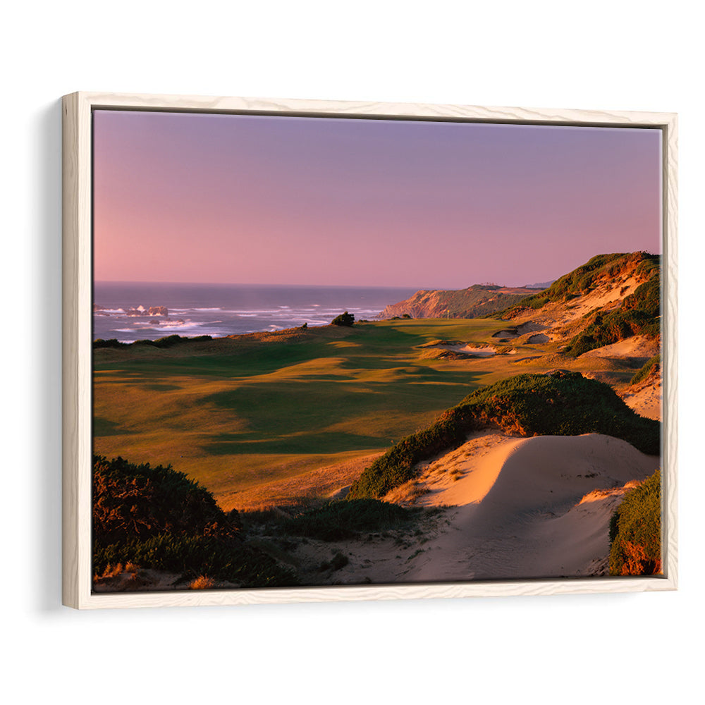 Pacific Dunes Golf Courses Hole 13, Bandon, Oregon, Floating Framed Canvas Print Wall Art