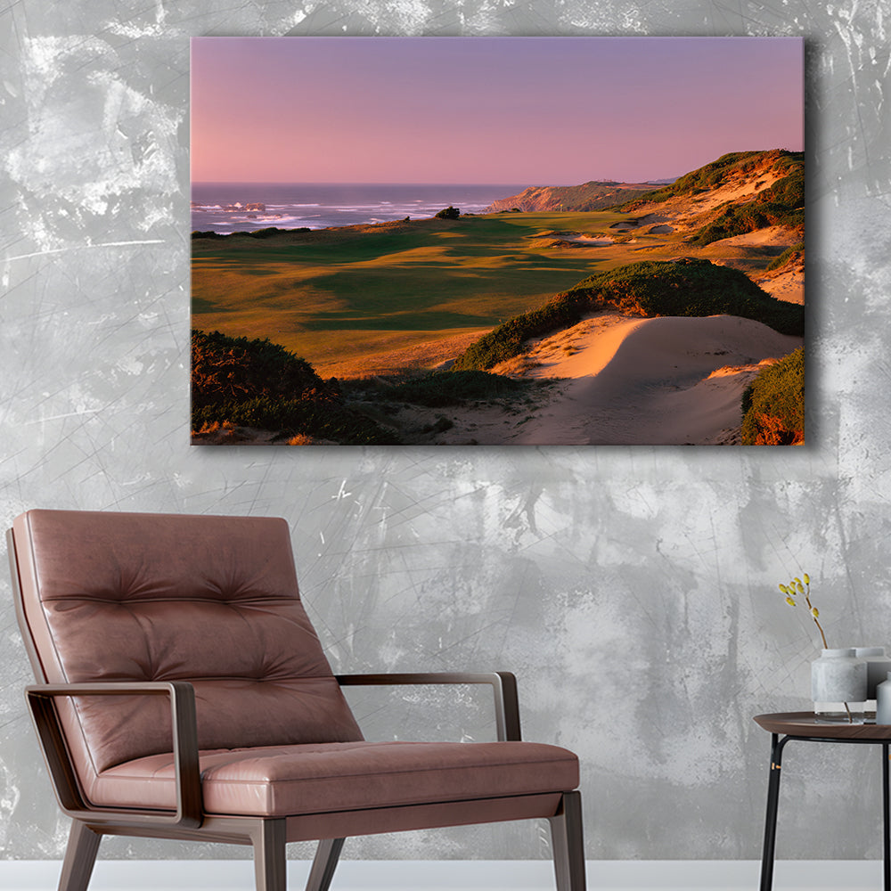 Pacific Dunes Golf Courses Hole 13, Bandon, Oregon, Golf Art Print,Gifts Golf Lover
