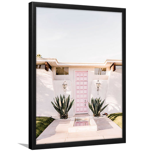 Palm Springs Print, Cactus Print, Pink Print, Botanical Print, Boho Wall Art, Framed Art Prints Wall Decor