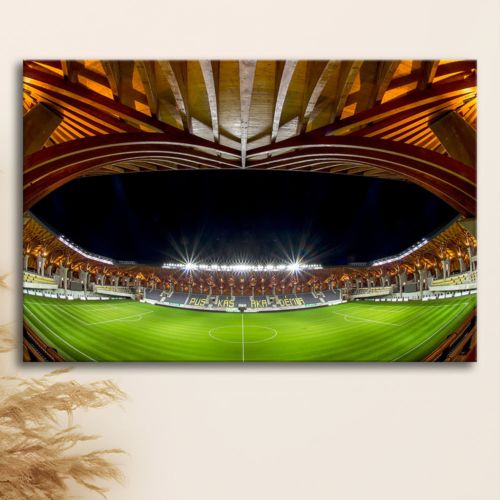 Pancho Arena Hungary, Stadium Canvas, Sport Art, Gift for him, Man Cave Decor, Art Print, Canvas Print Wall Art