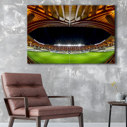 Pancho Arena Hungary, Stadium Canvas, Sport Art, Gift for him, Man Cave Decor, Art Print, Canvas Print Wall Art