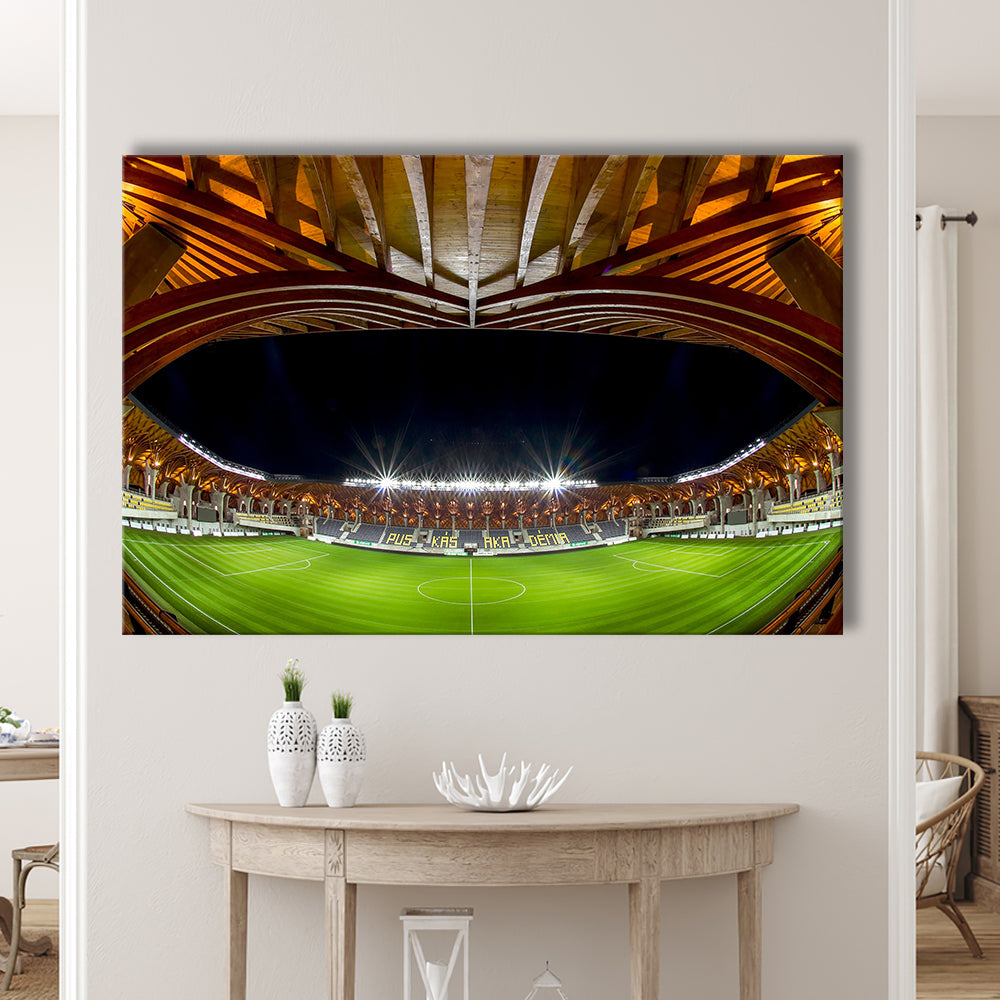 Pancho Arena Hungary, Stadium Canvas, Sport Art, Gift for him, Man Cave Decor, Art Print, Canvas Print Wall Art
