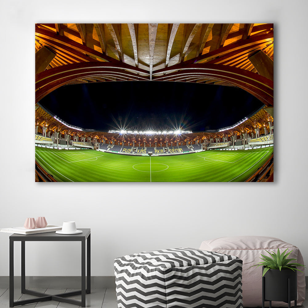 Pancho Arena Hungary, Stadium Canvas, Sport Art, Gift for him, Man Cave Decor, Art Print, Canvas Print Wall Art