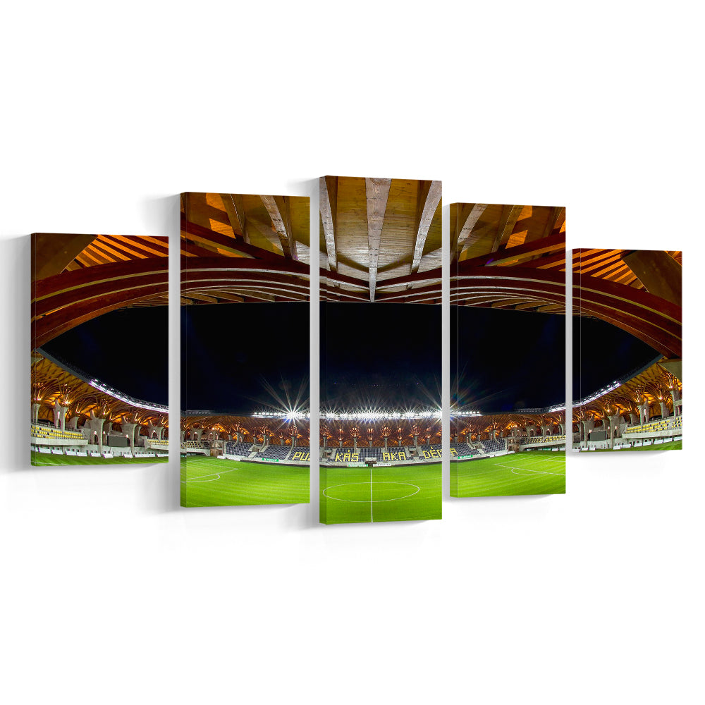 Pancho Arena Hungary, Stadium Canvas, Sport Art, Gift for him, 5 Panel, Large Canvas, Canvas Print Wall Art