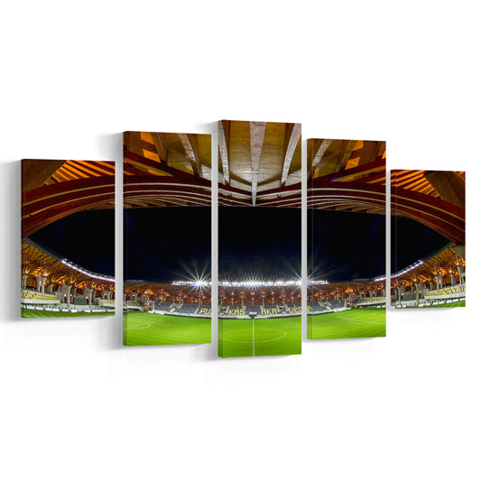 Pancho Arena Hungary, Stadium Canvas, Sport Art, Gift for him, 5 Panel, Large Canvas, Canvas Print Wall Art