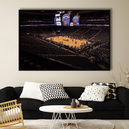 Papsi Center Stadium, Stadium Canvas, Sport Art, Framed Canvas Print Wall Art, Floating Frame
