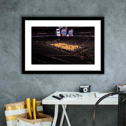 Papsi Center Stadium, Stadium Canvas, Sport Art, Gift for him, White Border Framed Art Print Wall Decor
