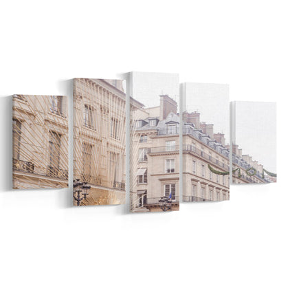 Paris Christmas Photography Print, Paris Print, Paris Christmas Print, Mixed Panels Canvas Print Wall Art