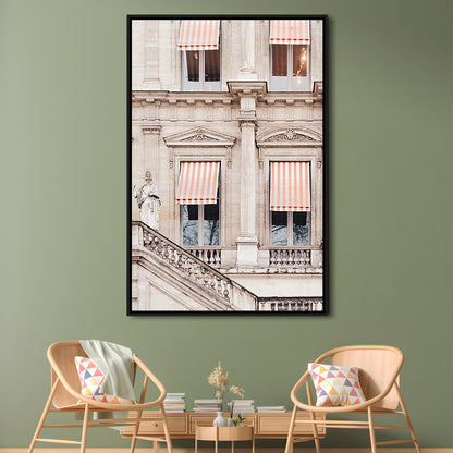 Paris Photography Print Paris Stripes Building Print Paris Print Paris, Framed Canvas Prints Wall Art