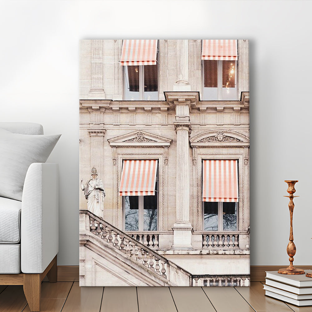 Paris Photography Print Paris Stripes Building Print Paris Print Paris, Canvas Prints Wall Art