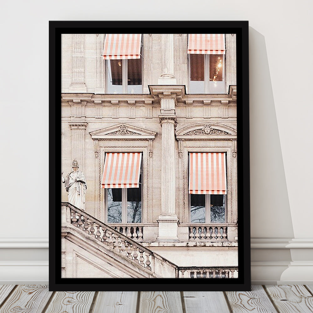 Paris Photography Print Paris Stripes Building Print Paris Print Paris, Framed Canvas Prints Wall Art