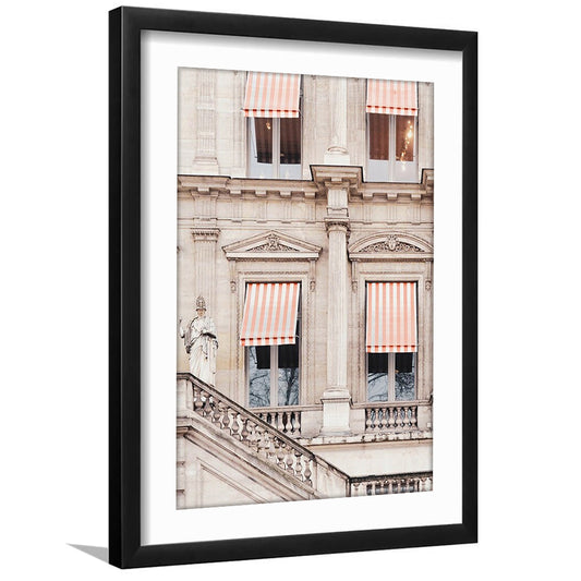 Paris Photography Print Paris Stripes Building Print Paris Print Paris, Framed Art Prints White Border Wall Decor