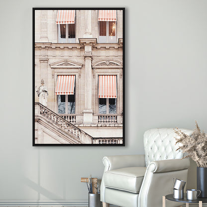 Paris Photography Print Paris Stripes Building Print Paris Print Paris, Framed Canvas Prints Wall Art