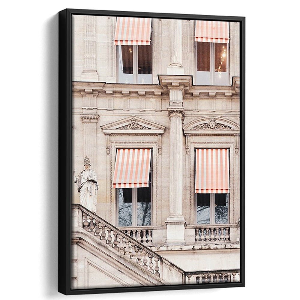 Paris Photography Print Paris Stripes Building Print Paris Print Paris, Framed Canvas Prints Wall Art