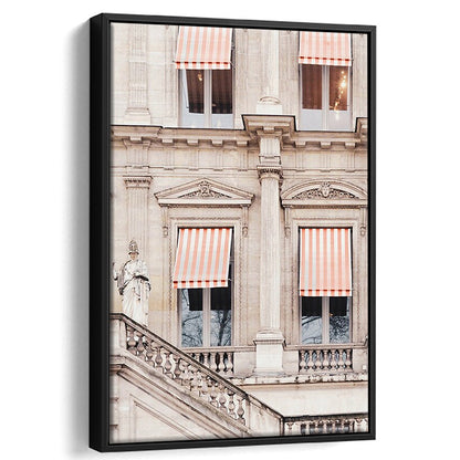 Paris Photography Print Paris Stripes Building Print Paris Print Paris, Framed Canvas Prints Wall Art