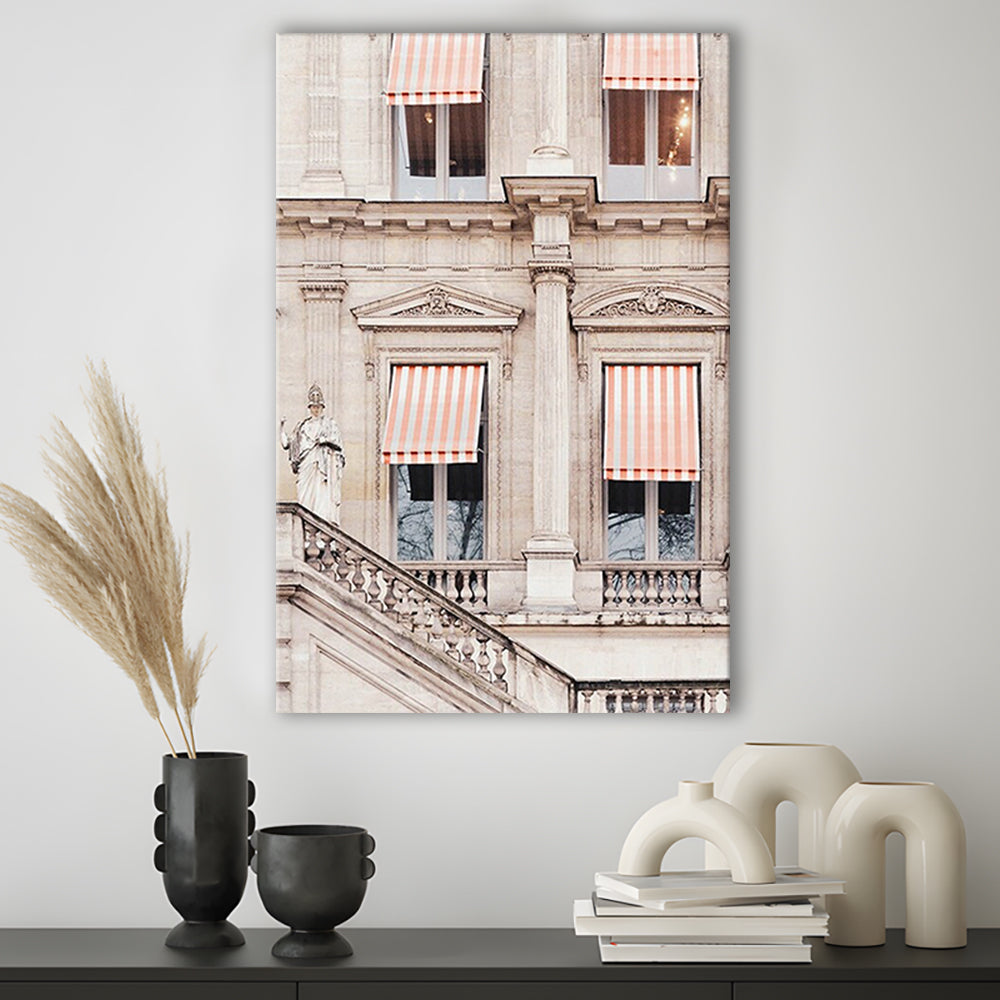 Paris Photography Print Paris Stripes Building Print Paris Print Paris, Canvas Prints Wall Art