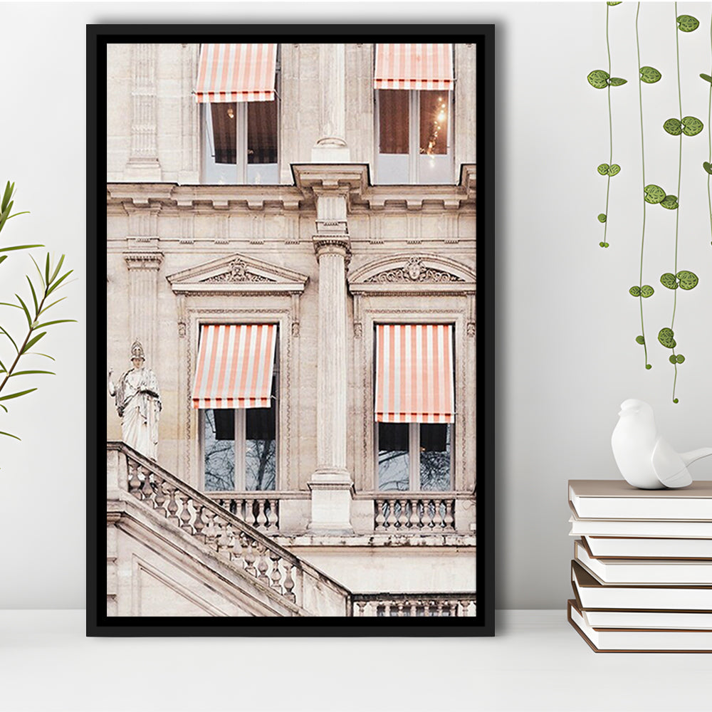 Paris Photography Print Paris Stripes Building Print Paris Print Paris, Framed Canvas Prints Wall Art