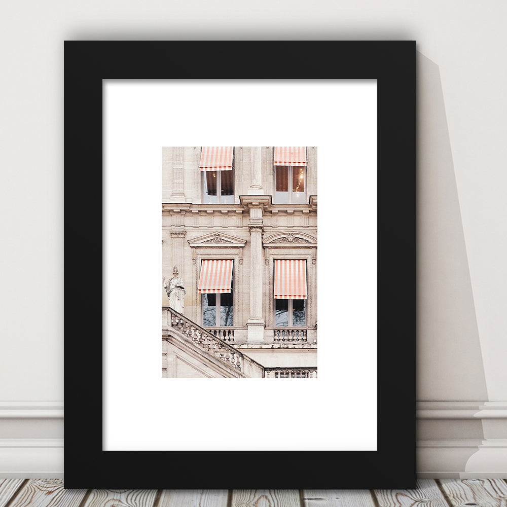 Paris Photography Print Paris Stripes Building Print Paris Print Paris, Framed Art Prints White Border Wall Decor