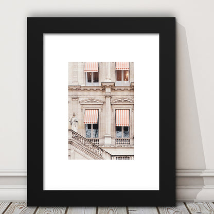 Paris Photography Print Paris Stripes Building Print Paris Print Paris, Framed Art Prints White Border Wall Decor