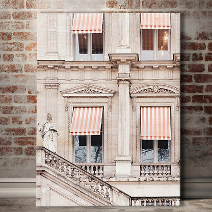 Paris Photography Print Paris Stripes Building Print Paris Print Paris, Canvas Prints Wall Art