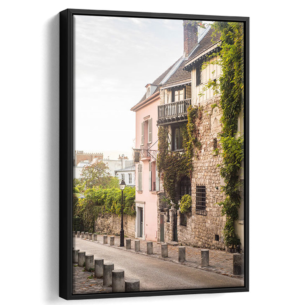 Paris Photography Print Paris Wall Print Pink Montmartre Print Paris Wall Art S, Framed Canvas Prints Wall Art