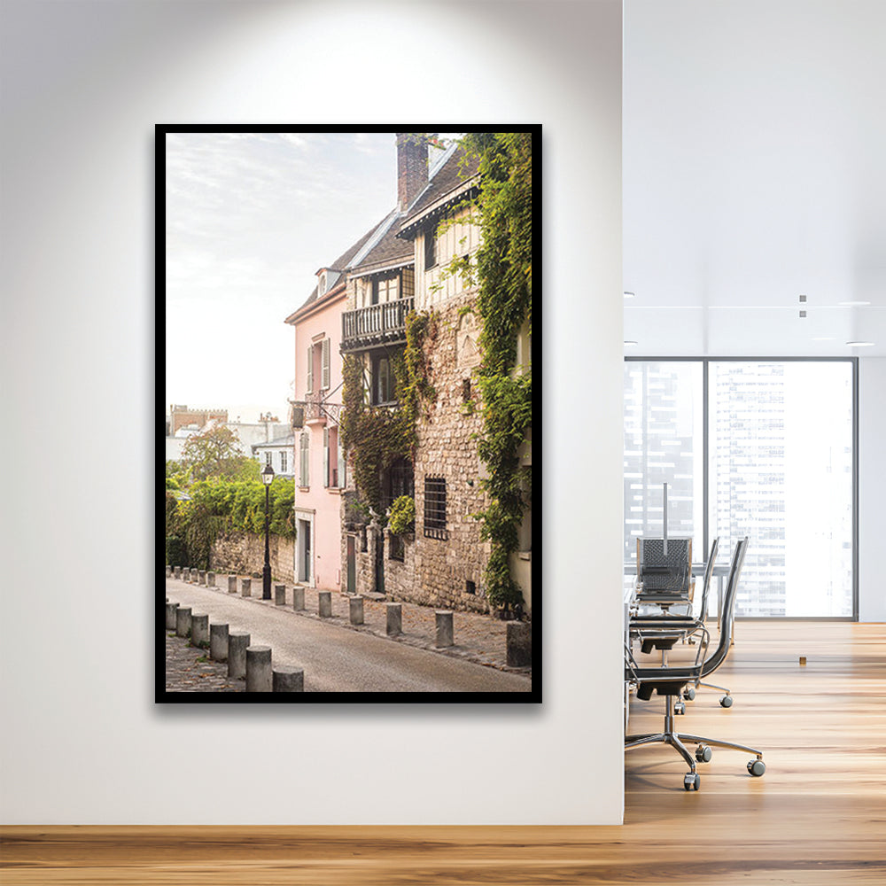 Paris Photography Print Paris Wall Print Pink Montmartre Print Paris Wall Art S, Framed Art Prints Wall Decor