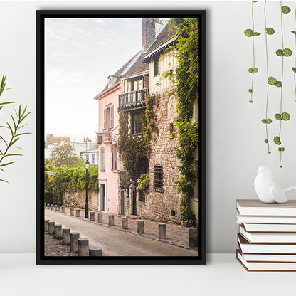 Paris Photography Print Paris Wall Print Pink Montmartre Print Paris Wall Art S, Framed Canvas Prints Wall Art