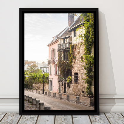 Paris Photography Print Paris Wall Print Pink Montmartre Print Paris Wall Art S, Framed Canvas Prints Wall Art