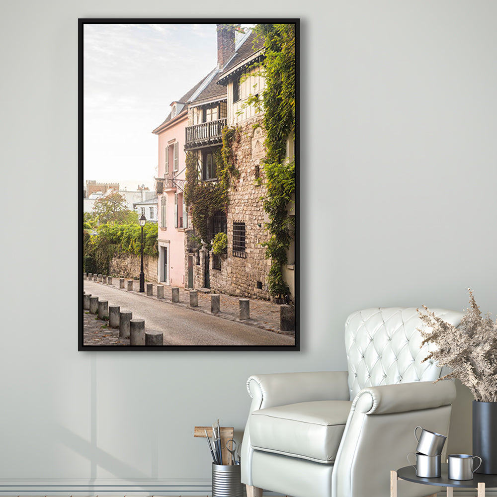 Paris Photography Print Paris Wall Print Pink Montmartre Print Paris Wall Art S, Framed Canvas Prints Wall Art